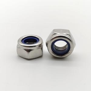 Buy cheap ISO10511 SS304 Nylon Insert Lock Nuts Prevailing Torque Hexagon Thin Nuts Non Metallic Insert from wholesalers