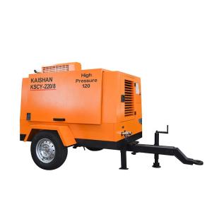 Buy cheap Portable Diesel Driven Air Compressor 55KW Engine 8bar Work Pressure For Drilling from wholesalers