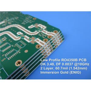 Buy cheap RO4350B LoPro RF PCB Rogers 60.7mil Reverse Treated Foil PCB Circuit Board With Immersion Gold from wholesalers