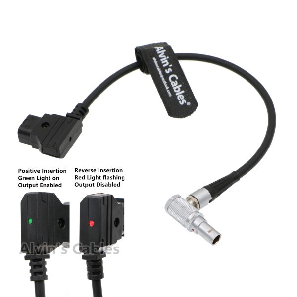 Buy cheap Right Angle 2 Pin Male Camera Power Cable Z CAM E2 S6 F6 AlvinTap Protective DTap To 90 Degrees from wholesalers