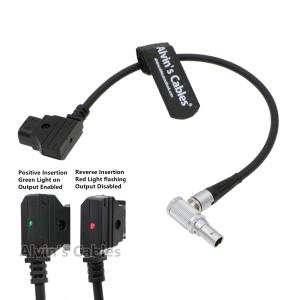 Buy cheap Right Angle 2 Pin Male Camera Power Cable Z CAM E2 S6 F6 AlvinTap Protective DTap To 90 Degrees from wholesalers
