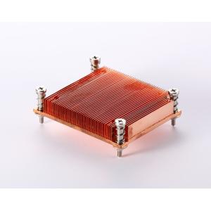 Buy cheap Aluminum Skiving Fin Copper Heatsink CNC Machining Customized from wholesalers