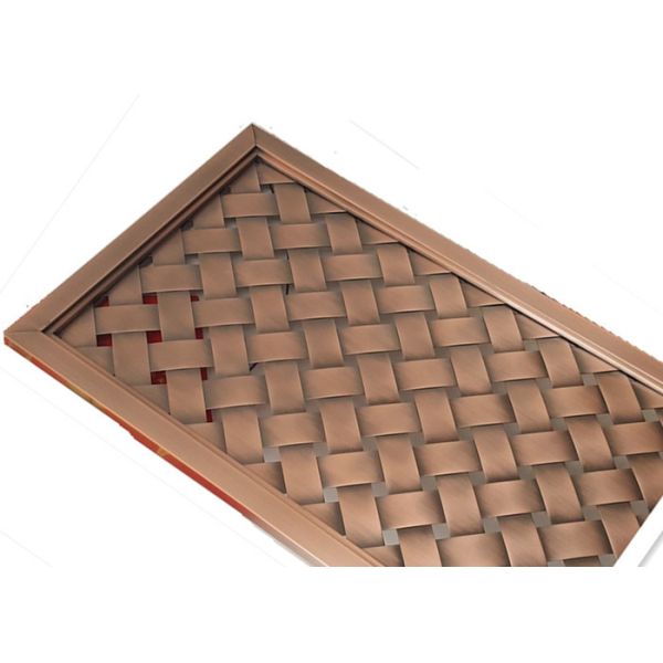 Quality Architecture Outside Design Concert Hall Metal Facade Fabric With Antique Copper for sale