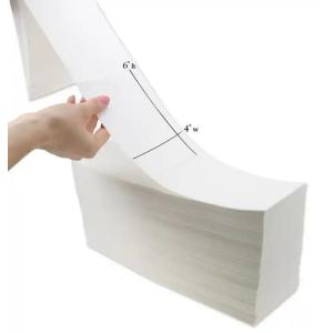 Buy cheap Adhesive Fanfold Labels Fanfold Stickers 4*6inch Adhesive Fanfold Shipping product