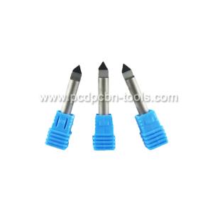 Concrete PCD Engraving Tools / Marble Cnc Engraving Tools High Abrasive