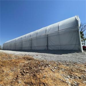 Width 8-9m Single Span Automatic Blackout Greenhouse 100% Shading