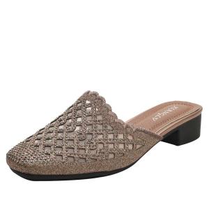 BS147 Women'S Baotou Sandals Summer New Style Outer Wear Mesh Breathable