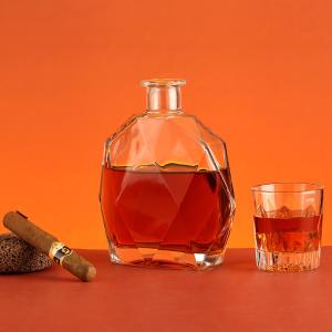 Buy cheap Super Flint Glass 750ml Whisky Gin Bottle with Customized Special Shape and Decoration from wholesalers