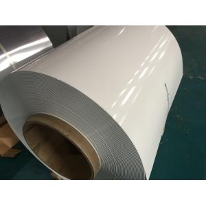 Buy cheap 3004 H18 High Gloss White Color Coated Aluminum Coil 26 Gauge For Downspouts from wholesalers