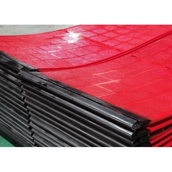 Quality Mining Industrial 7-60mm Thick TDI  PU Screen Panel For Sand And Gravel for sale