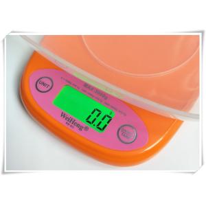 Slim Design Electronic Kitchen Scales Portable With Easy Cleaning Platform