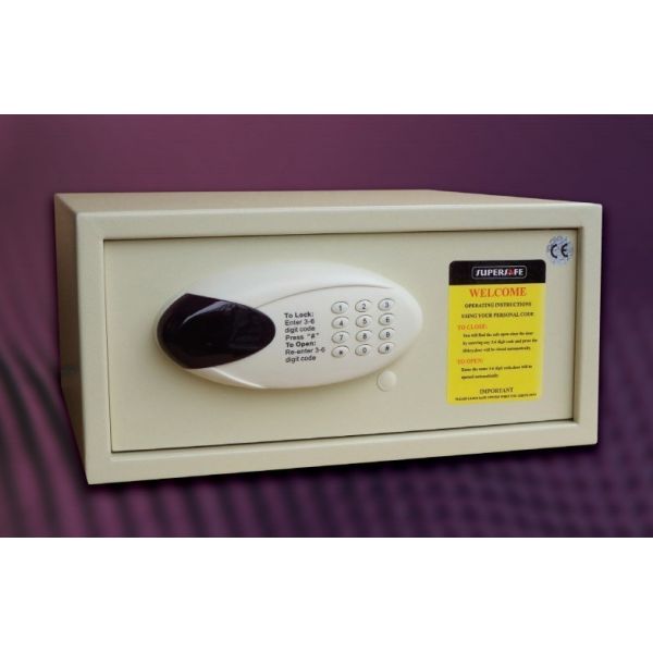 Single Door Hotel Digital Lock Safe Box with Red-Light Display and Electronic