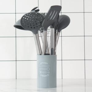 Buy cheap 9Pcs Silicone Cooking Utensils With Stainless Steel Handle from wholesalers