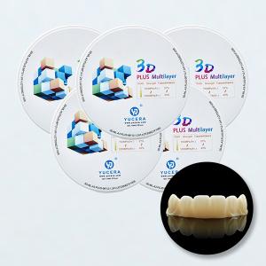 YUCERA 3D Plus Multilayer Dental Zirconia Block NEW Printing 14mm Open System