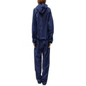 Buy cheap Non Irritating Disposable Coverall Suit Blood Repellent With Front Zipper product