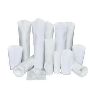 China 5 / 10 Micron Industrial Filter Bags , Polyester Dust Collector Bags Lower Density on sale