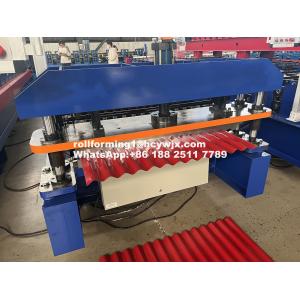 Buy cheap Chain Transmission Corrugated Sheet Rolling Machine With Omron Encoder And Hydraulic Cutting from wholesalers