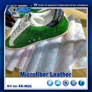 Buy cheap Mildewproof Leather Microfiber Shoe Material Abrasion Resistant Width 54" 55" from wholesalers