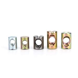 China Chrome Plated Sleeve Barrel Nut M5 M6 M8 M10 with Imperial Measurement System and ISO 9001 Certification on sale