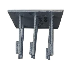 Buy cheap Rectangular Embedment Plate Anodized Embedded Steel Plate Fixing And Connecting product