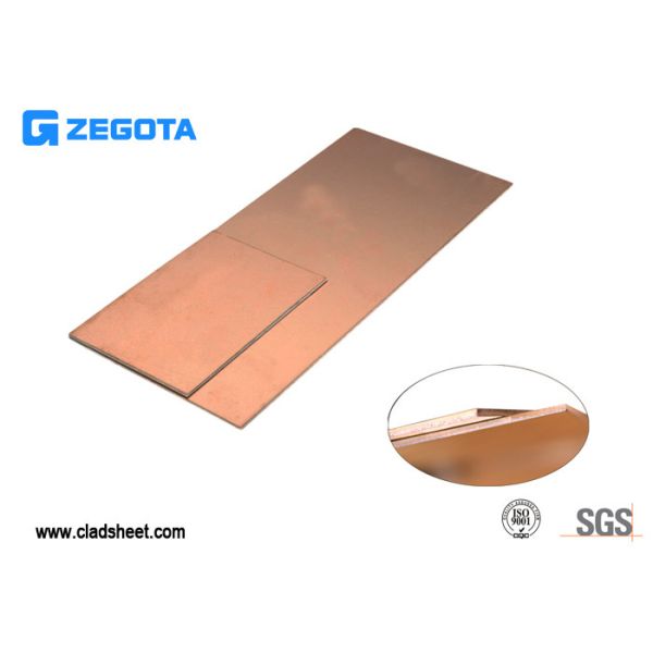 Hot Rolled 3 Layer 0.01mm Copper Clad Steel Sheet
