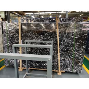 Black And White Lighting Natural Marble Tile And Slab , Marble Floor And Wall