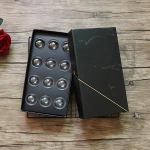 Buy cheap Bonbon Paperboard Truffle Chocolate Box Packaging With Plastic Insert ODM from wholesalers