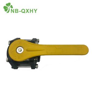 Customization Plastic Poly Polypropylene Bolted Black Body Ball Valve with