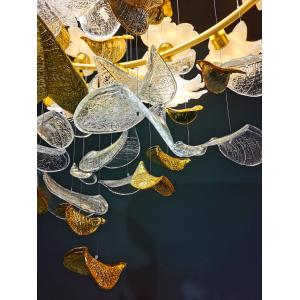 Buy cheap Creative Glass Flower Chandelier Rustproof Modern Flower Chandelier from wholesalers