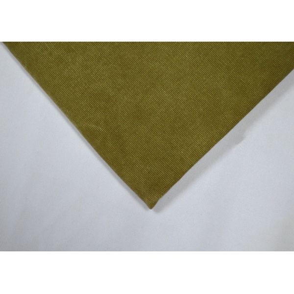 Plain Style Washed Canvas Fabric Soft Feeling And Shrink - Resistant