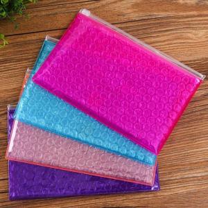 Clear Transparent Recycle Zipper Bubble Bag Custom Logo And Size