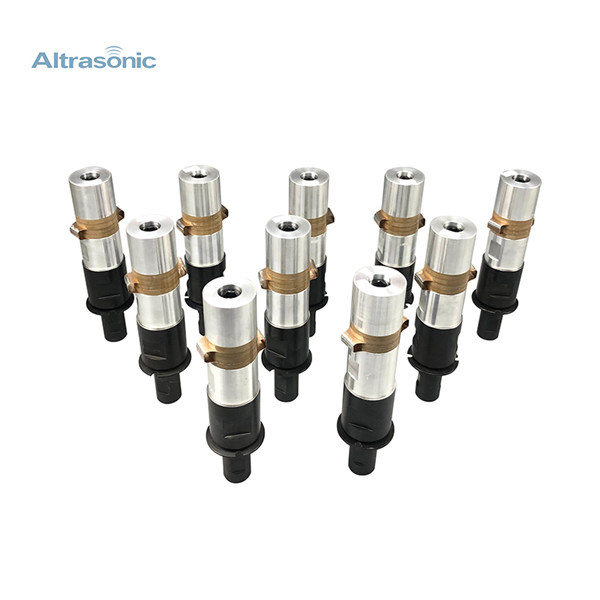 Quality 20Khz 1500w Ultrasonic Transducer with Booster for Plastic Welding for sale