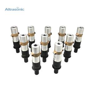 Buy cheap 20Khz 1500w Ultrasonic Transducer with Booster for Plastic Welding from wholesalers