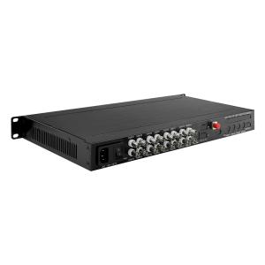 Buy cheap 1080P 4K AHD CVI TVI Video Media Converter Digital Optical Extender 1U Rack 16 Port from wholesalers