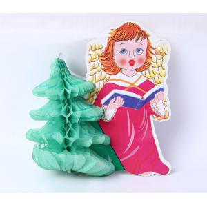 Buy cheap Creative paper Santa Claus tree, handmade Santa tree, customizable20CM from wholesalers