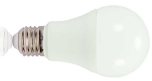 A60 12w bulb plastic cover aluminum ra.80 2 years warranty E14/27 base indoor
