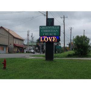 Buy cheap Front Open Outdoor LED Signs With Steel Or Aluminum LED Cabinet from wholesalers