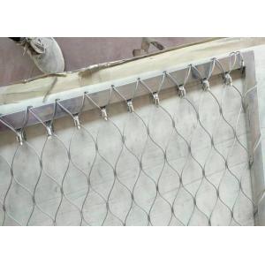 Buy cheap Flyover Protection Balustrade Cable Mesh 3.0mm Wire Customized from wholesalers