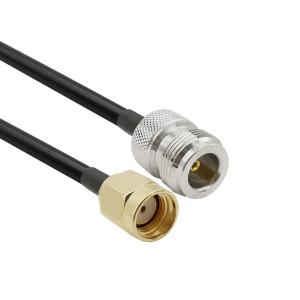 Buy cheap LMR240 RF Coaxial Cable N Female to RP-SMA Male for Helium Antenna Signal Transmission from wholesalers