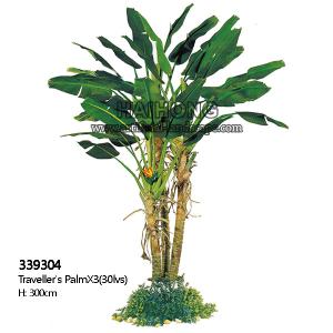 Buy cheap 300cm Tall Artificial Traveller Palm Landscap Trees Potted Plant Landing Bonsai Bird Of Paradise from wholesalers