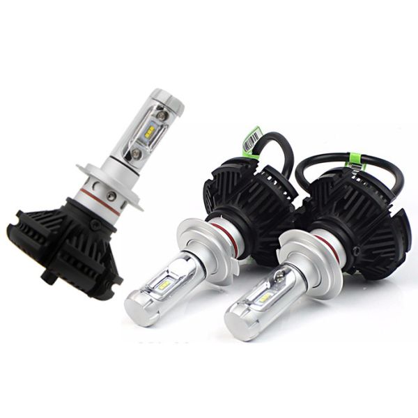 X3 Super Bright H7 Headlight Bulbs 6000LM 50 Watt IP67 Energy Savi