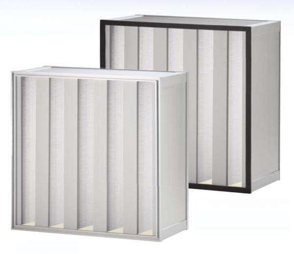 Buy cheap Clean Room SUS Frame Plastic V Cell Terminal HEPA Filter Easy To Handle from wholesalers