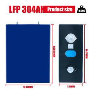 EU Stock Poland Warehouse 3.2V 304Ah LiFePO4 Prismatic Cells for Solar Energy