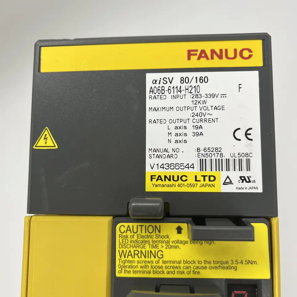 Buy cheap A06B-6114-H210 12 Months Warranty Yellow Fanuc Servo Drive System MOQ 1 Piece from wholesalers