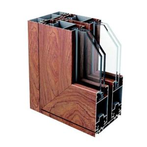 Buy cheap Extruded 6063 T5 Wood Grain Aluminum Extrusion Aging Resistance from wholesalers