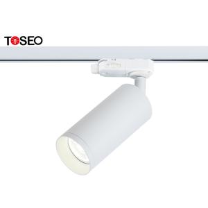 Buy cheap 4 Wires Gold LED Ceiling Track Lights GU10 Pure Aluminium With Adaptor 220V from wholesalers