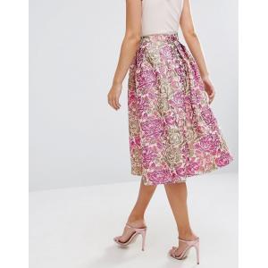 OEM Service Women Skirt with Side Pockets and Zip Fastening