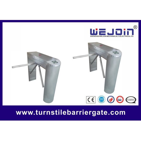 Face Recognition Turnstile Security Systems , Terminal Waist Height Turnstile