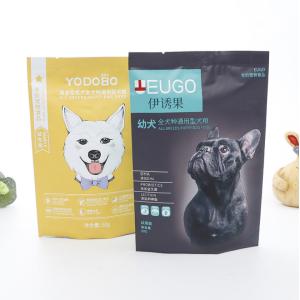 Buy cheap Non Toxic Pet Food Stand Up Aluminum Foil Bag Pouch Color Gravure Printed With Zipper from wholesalers