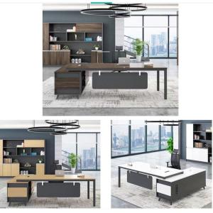 Buy cheap One Container L-Shaped Home Executive Office Computer Desk OEM from wholesalers